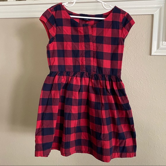 GAP Other - Girls Buffalo Plaid Flannel Dress